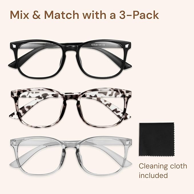 Gaoye Stylish Eyewear Frame Accessories - Blue Light Glasses for Woman - Computer Glasses for Blue Light Blocking