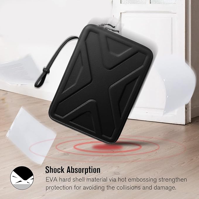 SITHON Hard Shell Laptop Sleeve Case for 11.6-inch Chromebook, Shock Absorption Computer Carrying Bag for 11.6" Samsung Chromebook 4/3/2, 12.4" Surface Laptop, 11.6" Lenovo/Acer/HP Ultrabook