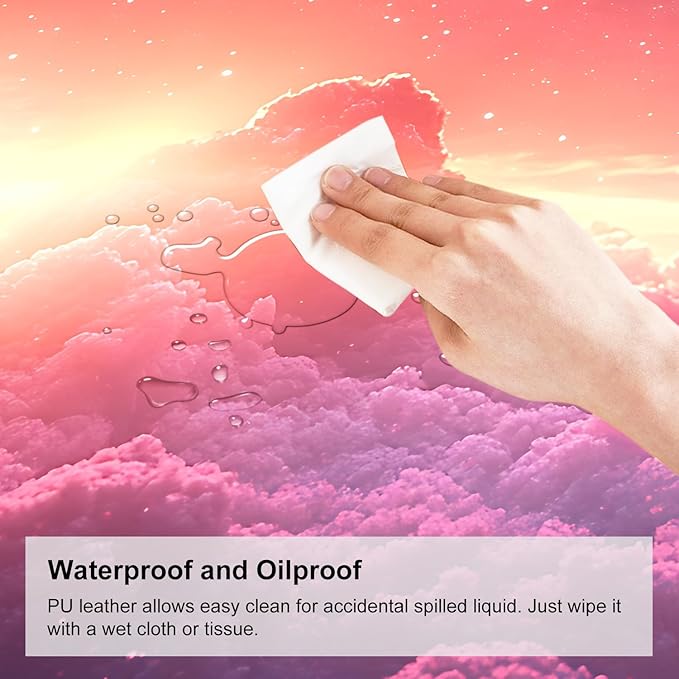 Mouse Pad, Large Anti-Slip with Stitched Edges Desk Mat Desktop Laptop Computer Desk Keyboard Mat,Table Protector Blotter Mat (Cloud, 31.5" x 11.8")