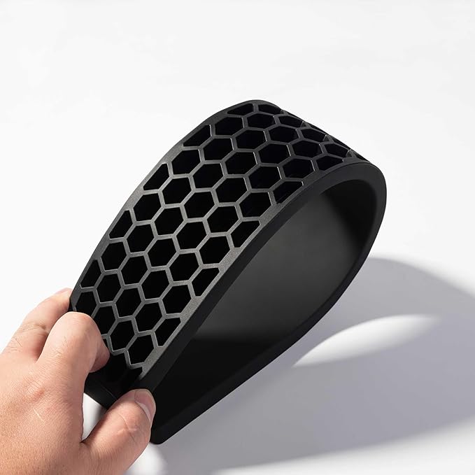 Ergonomic Silicone Wrist Rest for Keychron K8 / K8 Pro / K8 Max / K8 HE/ C1 / C1 Pro / L4, 14.09" Honeycomb Non-Slip Palm Rest, 80% TKL Mechanical Keyboards Support with Typing Pain Relief