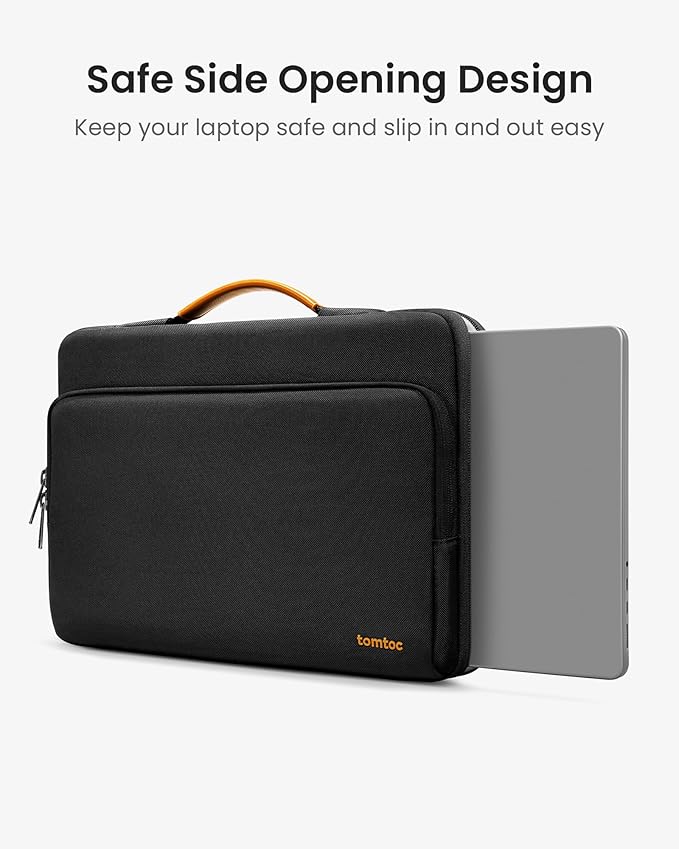 tomtoc 360 Protective Laptop Case for 15-inch New MacBook Air M5/A3448 2026, M4/A3241 M3/A3114 M2/A2941, 15" Microsoft Surface Laptop 7/6, Dell XPS 15 Plus, 15 Inch MacBook Pro, Acer HP Chromebook 14