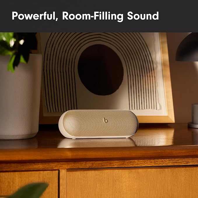 Beats Pill - Wireless Bluetooth Speaker with AppleCare+ (2 Years) - Champagne Gold