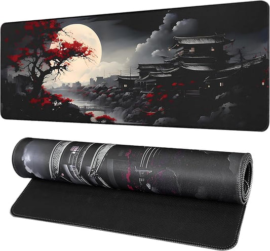 Mouse Pad Gaming Mousepad,Large Mousepads for Keyboard and Mouse with Non-Slip Rubber Base,Suitable for School,Office,Home,31.5 x 11.8 Inch