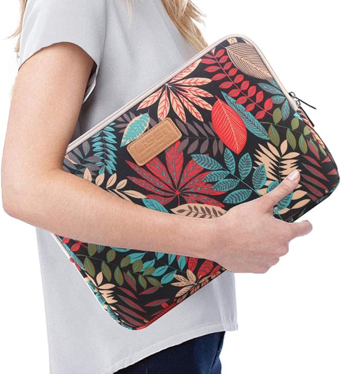 BSLVWG 12 Inch Laptop Sleeve Multi-Color & Size Choices Case/Water-Resistant Neoprene Notebook Computer Pocket Tablet Briefcase Carrying Bag/Pouch Skin Cover