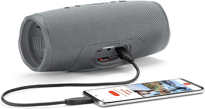 JBL Charge 4 - Waterproof Portable Bluetooth Speaker - Gray
