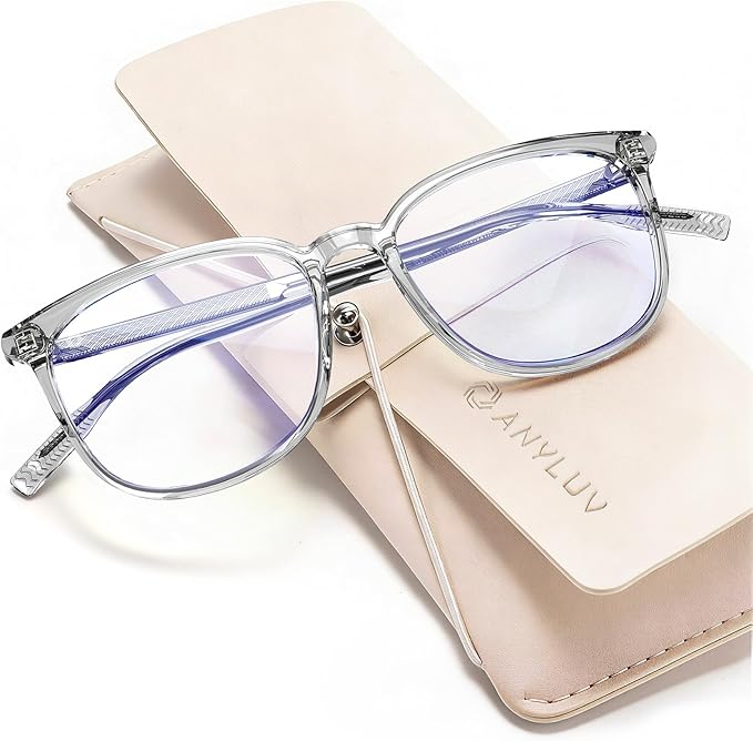 ANYLUV Blue Light Glasses for Woman Men, Womens Blue Light Blocking Glasses Computer Glasses Anti Eyestrain