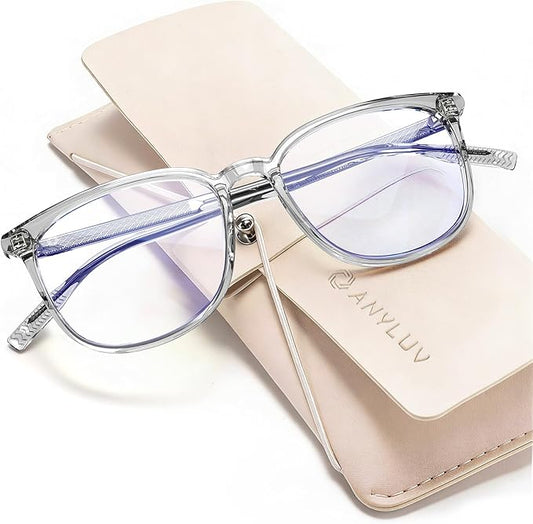 ANYLUV Blue Light Glasses for Woman Men, Womens Blue Light Blocking Glasses Computer Glasses Anti Eyestrain