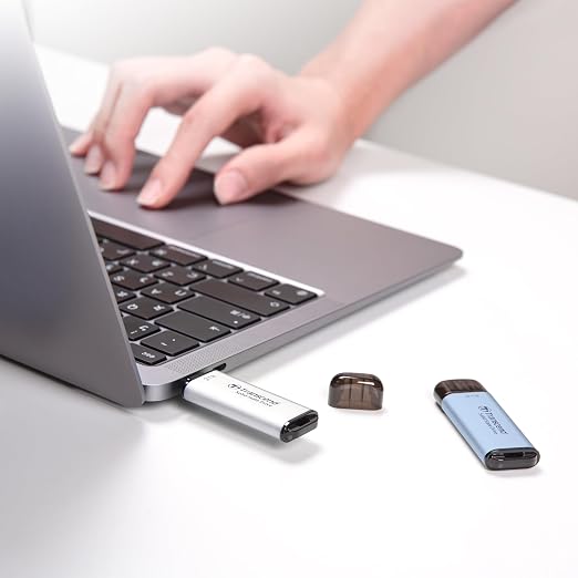 Transcend ESD300 2TB External SSD, Up to 1,050MB/s, Type C USB Drive for iPhone17,16,15, iPad&Mac/Pixel10/Tesla/Steam Deck/ROG Ally/MSI Claw/Android/PS5, Smart TV, USB 3.2 Gen2 Portable SSD- Silver - Image 10