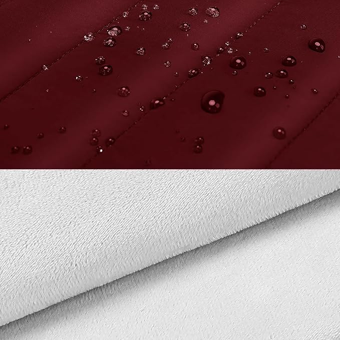 MOSISO Laptop Case 13.3 inch,13-13.3 inch Puffy Laptop Sleeve Compatible with MacBook Air 13.6 M5 M4 M3 M2 M1/Neo/Pro 13/14,HP Dell ASUS Lenovo,Polyester Horizontal Bag with Small Case, Red
