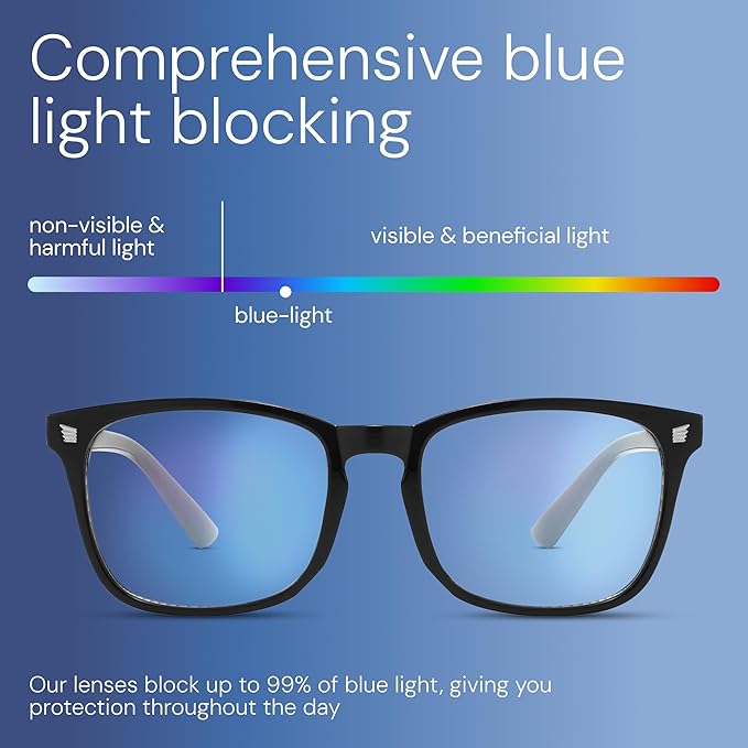 livho Gaming Blue Light Blocking Glasses for Better Sleep, Premium Night Driving, Computer Blockers for Man & Woman
