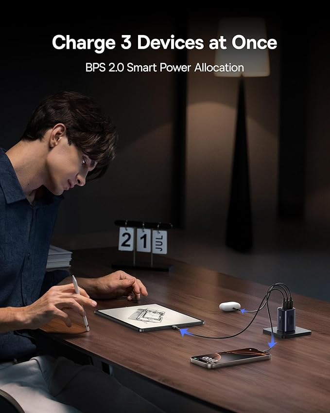Baseus 67W USB C Charger and 22.5w Power Bank