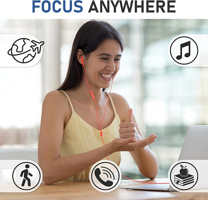 LUDOS FEROX USB C Headphones for iPhone 17 16 15 Pro Max Plus Air iPad Pro, 5 Years Warranty, USB-C Earbuds for Samsung Galaxy S24 S23 Ultra S22 S21 FE S20 Z Flip 3 Fold 4 A53, USB Type C Earphones