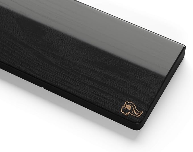 Glorious Gaming Wooden Mouse Wrist Rest - Onyx/Black - for Gaming Mice, Wood Ergonomic Palm Rest| 8x4x0.75 inches/19mm Thick (GV-M-Dark)