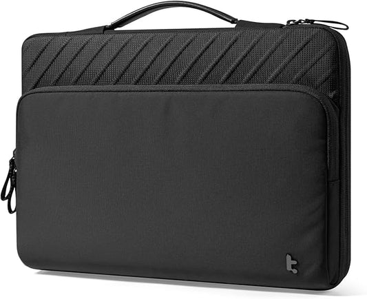 tomtoc 360 Protective Laptop Carrying Case for 2026 16-inch MacBook Pro M5 Pro/Max A3428 A3429, M4/M3/M2/M1 Pro/Max, Water-Resistant Laptop Bag Sleeve with Accessory Pocket for The New Razer Blade 15
