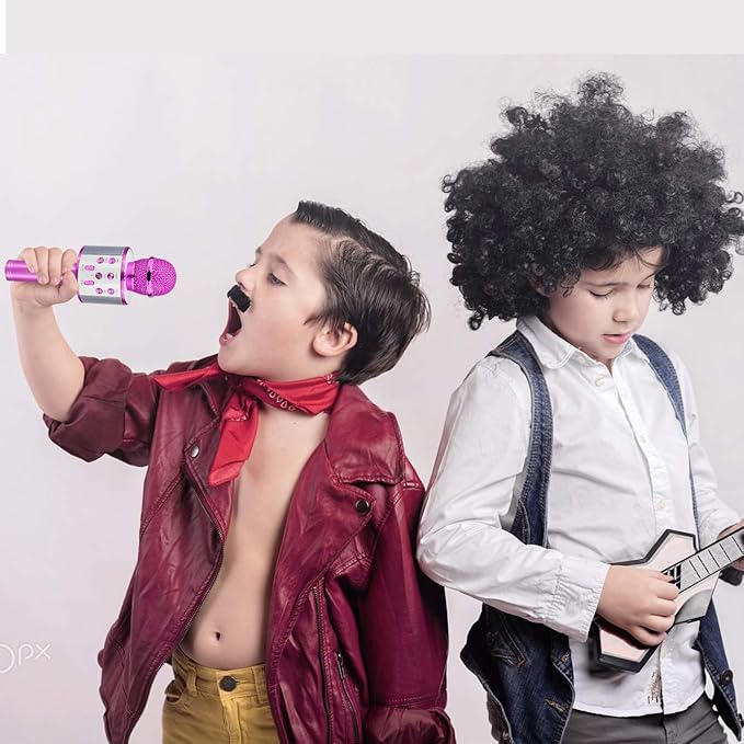 Popular Toys for 4-12 Year Old Girls, Wireless Bluetooth Microphone for Kids Music Toy for 5-11 Year Old Kids Girl Party Gift Age 4-12 Girl