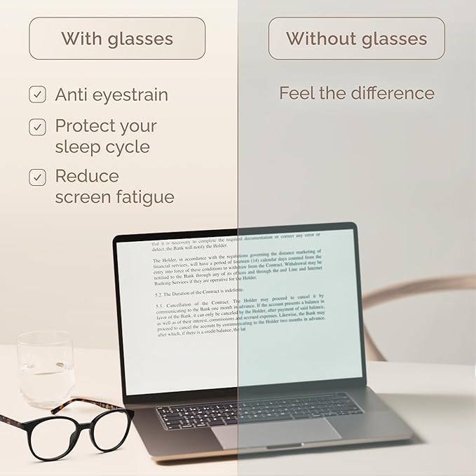 IBOANN Chic & Comfy Blue Light Glasses for Women - 3-Pack Round Frames, Screen-Ready Style with UV Protection Coating