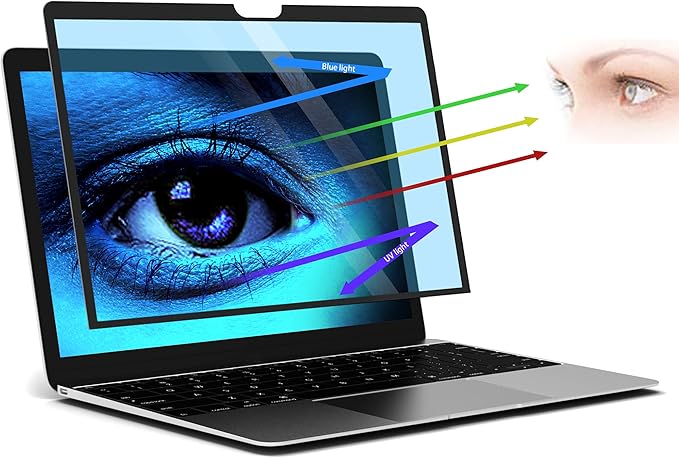 for Macbook Air Screen Protector 13 inch 2021 Anti-Glare Anti-Blue Light Screen Filter,Eye Protection Blue Light Blocking Filter for Macbook Air 13" (2021-2018) M1 A2337 A1932 A2179 (Not Fit Air 13.6")
