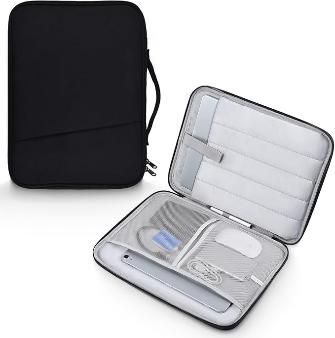13 Inch Laptop Sleeve Bag Compatible with Apple 2026 MacBook Neo 13-inch Laptop with A18 Pro chip A3404, MacBook Neo 13 Protective Carrying Case with Handle Pocket - Black