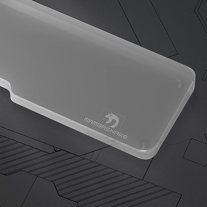 SELORSS Acrylic Keyboard Wrist Rest - Mini 61Key Keyboard- Mechanical Keyboards Ergonomic Palm Rest for Computer Keyboard,Anti-Slip Base,Wrist Pad for Laptop,Office & Home-Easy Typing