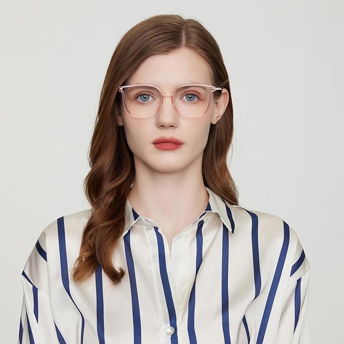 GUDVUE Blue Light Glasses For Woman, Computer Reading/Gaming/Phones Glasses, Anti Glare/UV400/Eye Strain