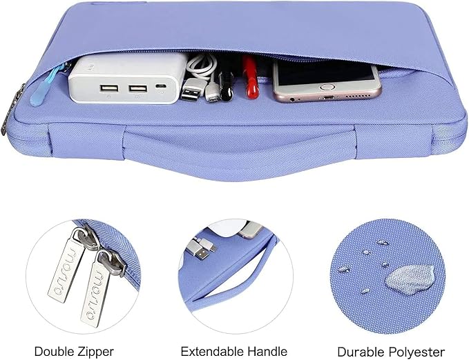MOSISO Compatible with MacBook Pro 13 inch Case M2 2026, 2025, 2024-2016 A2338 M1 A2251 A2289 A2159 A1989 A1708 A1706, Plastic Hard Case&Bag&Keyboard Skin&Webcam Cover&Screen Protector, Serenity Blue