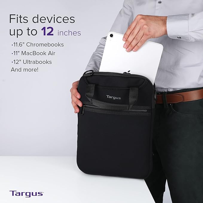 Targus 12” Vertical Slipcase with Hideaway Handles - TSS912