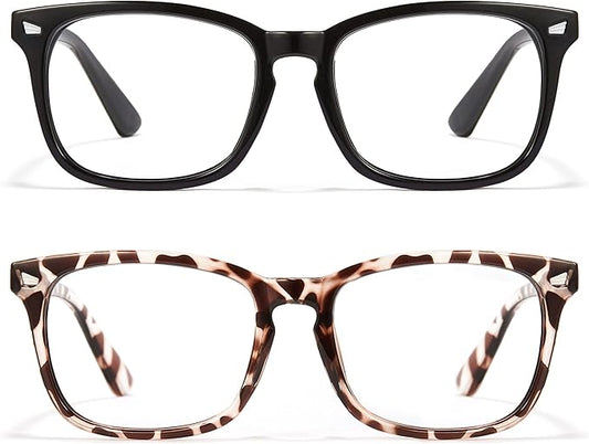 Cyxus Blue Light Glasses Men Women Reduce Eye Strain UV Blocking for Office Work Computer Screen 8082
