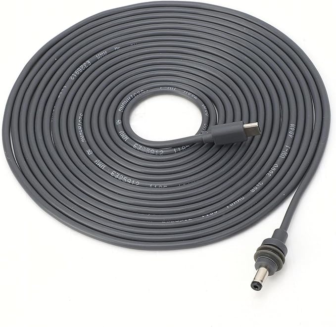 for Mini USB C to DC Power Cable, 100W USB Type C Input to DC Satellite Charging Cord Cable, USB C Male to DC Replacement Cable for Mini 65W + PD Power Supply