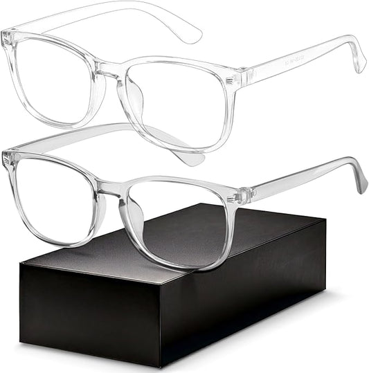 Gaoye Eyewear Frames for Men - Blue Light Blocking Square Glasses, Anti UV Ray Computer Gaming, Blue Blockers for Women