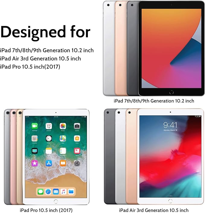 Peslv Magnetic Privacy Screen Protector for iPad 9th 8th 7th Generation 10.2 Inch & iPad Air 3th & iPad Pro 10.5 In, Removable Anti Blue Light Glare Spy Private Filter, High Sensitive BubbleFree