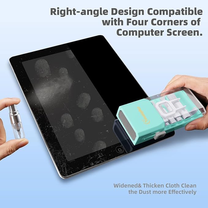 Tassmpitor Laptop Cleaning Kit, All in 1 Keyboard Cleaning kit for MacBook iPad iPhone, Compact Keyboard Cleaner with Brush and Spray for Tablet, Airpods, Earbud, Computer Screen, PC Monitor - Image 9