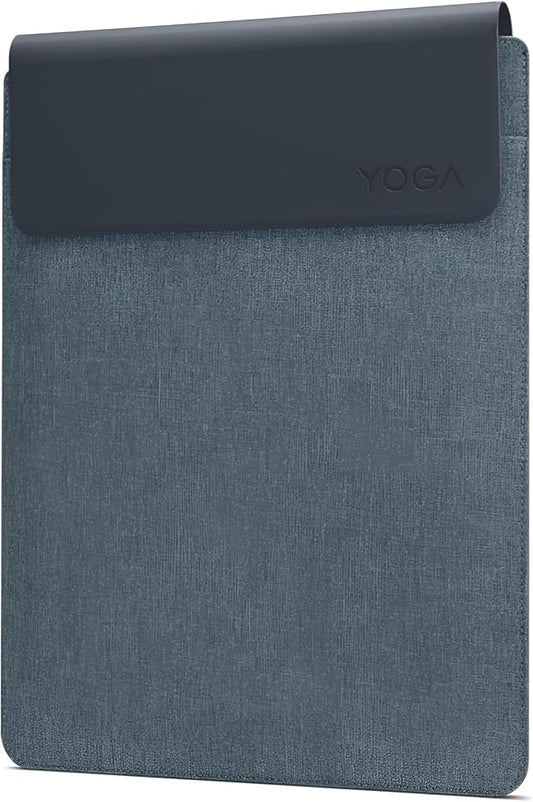 Lenovo Slim Laptop Sleeve 14 Inch Notebook/Tablet - Compatible with MacBook Air/Pro - Eco-Friendly Lightweight Case with Accessory Pocket & Magnetic Closure - Teal