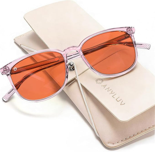 ANYLUV Blue Light Glasses for Woman Men, Womens Blue Light Blocking Glasses Computer Glasses Anti Eyestrain