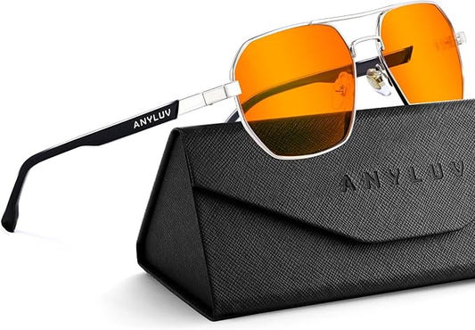 ANYLUV Blue Light Glasses for Woman/Men, Blue Light Blocking Glasses Women Computer Gaming Glasses for Eye Protection