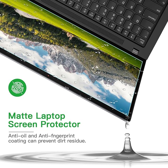 2 Pcs 17.3 Inch Anti Blue Light Screen Protector, Reduce Eye Strain Matte Anti Glare Computer Screen Cover, Blue Light Blocking Screen Protector for HP/Lenovo/Dell/ASUS/Acer/Samsung 17.3’’ with 16:9
