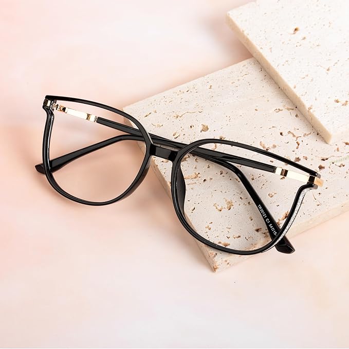 GUDVUE Blue Light Glasses For Woman, Computer Reading/Gaming/Phones Glasses, Anti Glare/UV400/Eye Strain