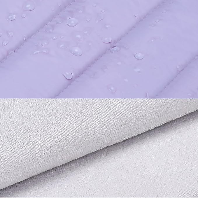 MOSISO Laptop Case 16 inch, 15-15.6 inch Puffy Laptop Sleeve Compatible with MacBook Pro 16 M5 M4 M3 M2 M1, HP Dell ASUS Acer Toshiba Lenovo, Polyester Horizontal Bag with Small Case, Purple