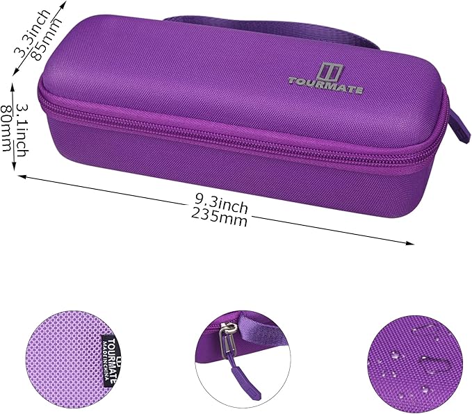 Hard Storage Case for Anker 737 Power Bank (PowerCore 24K) / 715 Charger (Nano II 65W) Combo,Travel Case for Prime Power Bank 20,100mAh—27,650mAh（Case Only）(Purple)