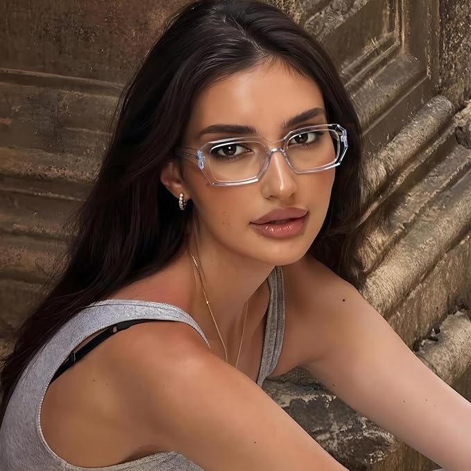 Rectangle Blue Light Glasses Noctera