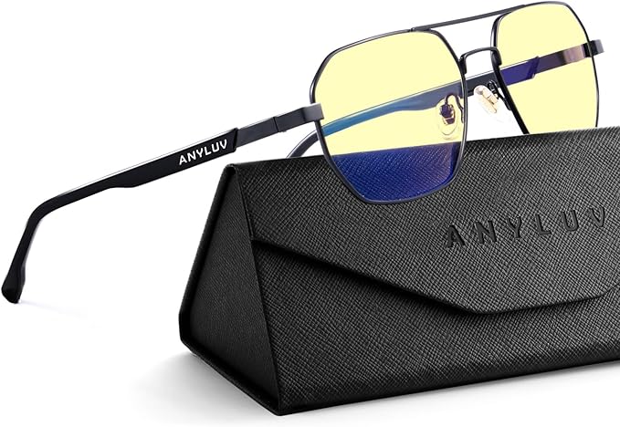 ANYLUV Blue Light Glasses for Woman/Men, Blue Light Blocking Glasses Women Computer Gaming Glasses for Eye Protection