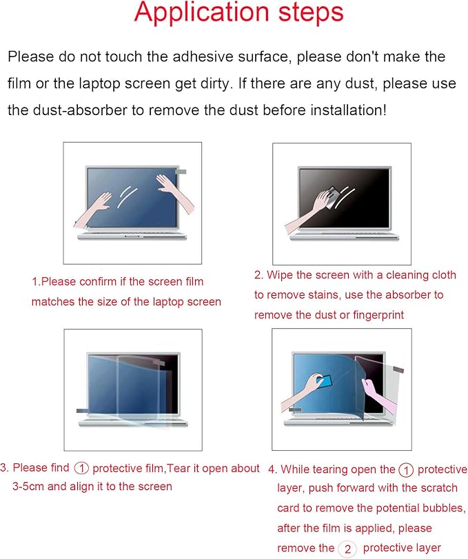 2 Pack 17.3" Anti Glare Matte Screen Protector Compatible for 17.3 inch HP OmniBook 7 17 17-dc / OmniBook X AI 17 17-dd, HP Envy /Pavilion /Omen 17 Laptop with 16:9 Aspect (Dimension 15"L x 8.5"W)