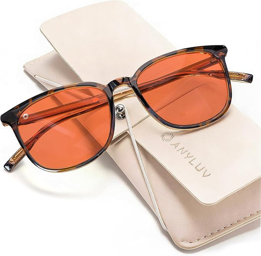 ANYLUV Blue Light Glasses for Woman Men, Womens Blue Light Blocking Glasses Computer Glasses Anti Eyestrain