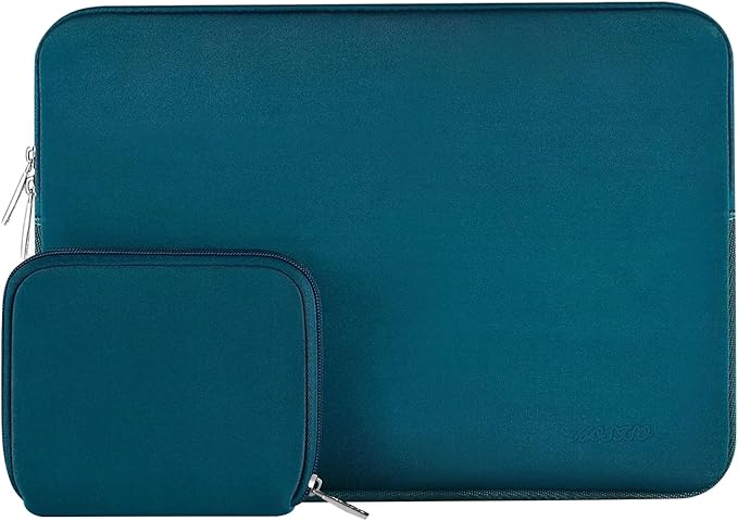 MOSISO Laptop Case 13 inch, 13 inch Laptop Sleeve Bag Compatible with MacBook Air M5 M4 M3 M2 M1 2026-2018 / Neo/Pro M2 M1 2026-2016, Neoprene Computer Sleeve Bag with Small Case, Deep Teal