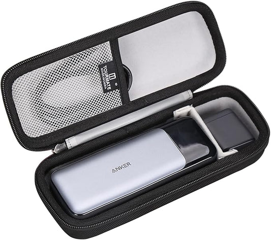 Hard Storage Case for Anker 737 Power Bank (PowerCore 24K) / 715 Charger (Nano II 65W) Combo,Travel Case for Prime Power Bank 20,100mAh—27,650mAh（Case Only）(Black Case Only)