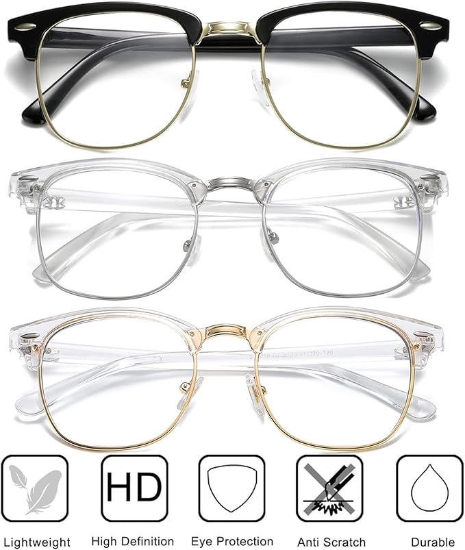 Perfectmiaoxuan Blue Light Blocking Glasses,Computer/Gaming/Screen Glasses for Women or Men，Anti Blue Light & UV