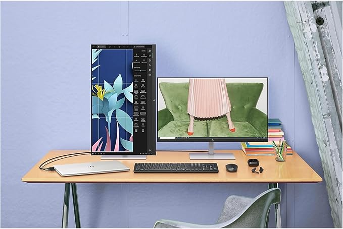 HP 230 Wireless Mouse and Keyboard Combo - 2.4GHz Wireless Connection - Long Battery Life - Durable & Low-Noise Design - Windows & Mac OS - Adjustable 1600 DPI - Numeric Keypad (18H24AA#ABA)