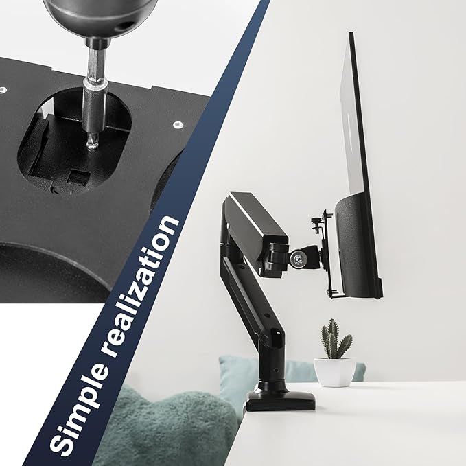 Monitor Arm/Mount VESA Bracket Adapter Compatible with HP Pavilion 22M, 24M, 27M VESA 100 * 100mm 75 * 75mm Black