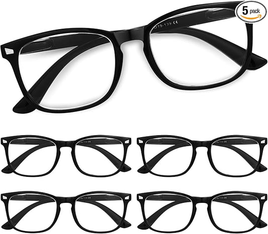 CCVOO 2.0 Reading Glasses for Men, Eyeglasses, Blue Light Readers, Computer Eyeglasses, Cheaters