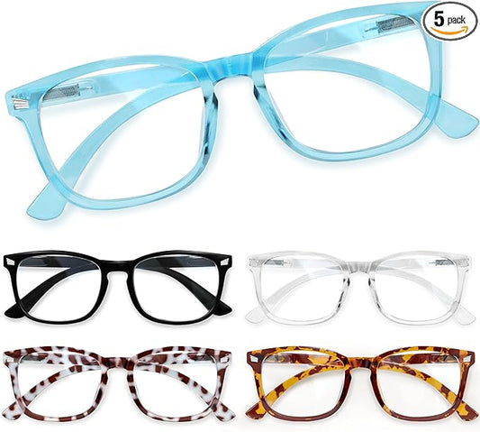 CCVOO Reading Glasses for Women/Men, Eyeglasses, Blue Light Readers for Women/Men, Computer Eye Glasses, Cheaters