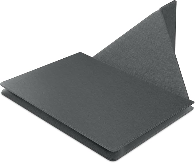 Lenovo Yoga Tote Sleeve Case for Laptops with 14-inch Display, Multi-Compartment Organizer with Convertible Stand, Lightweight Protective Polyester & Microfiber Sleeve, Luna Grey